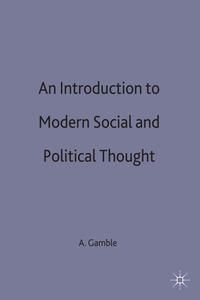 Produktbild: An Introduction to Modern Social and Political Thought