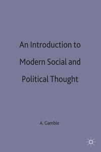 Produktbild: An Introduction to Modern Social and Political Thought