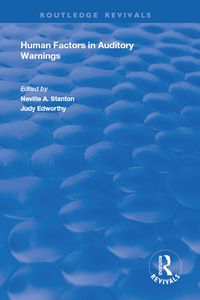 Produktbild: Human Factors in Auditory Warnings