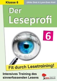 Produktbild: Der Leseprofi - Fit durch Lesetraining / Klasse 6