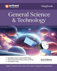 Produktbild: Arihant Magbook General Science & Technology for UPSC Civil Services IAS Prelims / State PCS & other Competitive Exam | IAS Mains PYQs