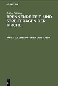 Produktbild: Aus dem praktischen Christentum