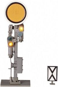 Produktbild: Viessmann Modelltechnik 4509 H0 Formsignal 2begriffig Vorsignal Fertigmodell DB
