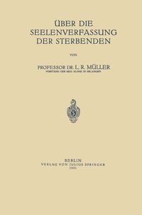 Produktbild: &Uuml;ber die Seelenverfassung der Sterbenden