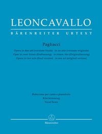 Produktbild: Pagliacci -Oper in zwei Akten (Endfassung) / in einem Akt (Originalfassung)-