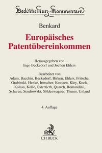 Produktbild: Europ&auml;isches Patent&uuml;bereinkommen. EP&Uuml;