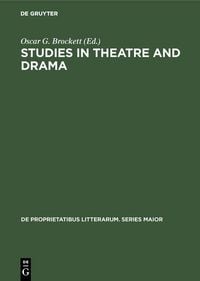 Produktbild: Studies in Theatre and Drama
