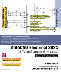 Produktbild: AutoCAD Electrical 2024: A Tutorial Approach, 5th Edition
