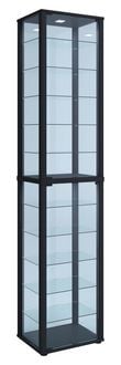Produktbild: Holz Glas Stand Vitrine Sammelvitrine Kavisa XXL
