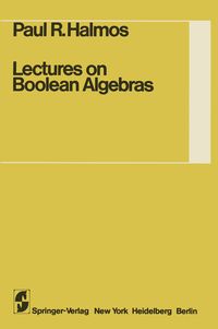 Produktbild: Lectures on Boolean Algebras