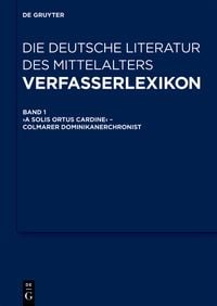 Produktbild: Verfasserlexikon - Die deutsche Literatur des Mittelalters