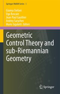Produktbild: Geometric Control Theory and Sub-Riemannian Geometry