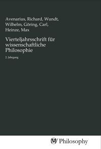 Produktbild: Vierteljahrsschrift f&uuml;r wissenschaftliche Philosophie