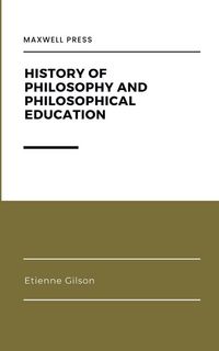 Produktbild: History Of Philosophy and Philosophical Education