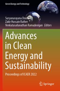 Produktbild: Advances in Clean Energy and Sustainability