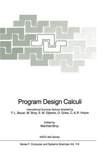 Produktbild: Program Design Calculi