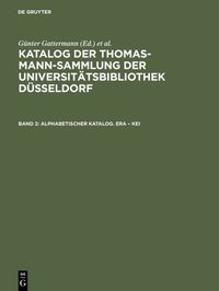 Produktbild: Alphabetischer Katalog. Era &ndash; Kei