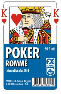 Ravensburger Poker, Rommé, Internationales Bild