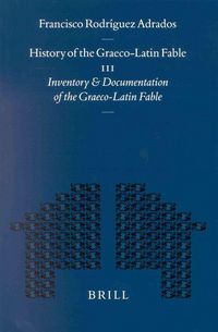 Produktbild: History of the Graeco-Latin Fable