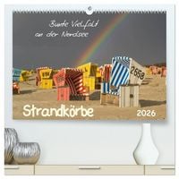 Produktbild: Strandk&ouml;rbe &ndash; bunte Vielfalt an der Nordsee (hochwertiger Premium Wandkalender 2026 DIN A2 quer), Kunstdruck in Hochglanz