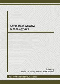 Produktbild: Advances in Abrasive Technology XVII