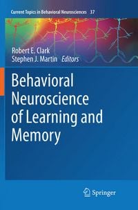 Produktbild: Behavioral Neuroscience of Learning and Memory