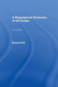 Produktbild: A Biographical Dictionary of the Sudan