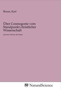 Produktbild: &Uuml;ber Cosmogonie vom Standpunkt christlicher Wissenschaft