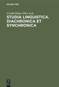 Bild vom Artikel Studia Linguistica. Diachronica et Synchronica vom Autor 