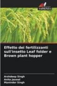 Produktbild: Effetto dei fertilizzanti sull'insetto Leaf folder e Brown plant hopper