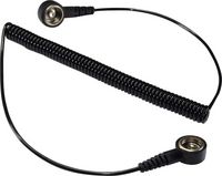 Produktbild: TRU Components SpKL-4-183-KK ESD-Erdungskabel 1.83m Druckknopf 4mm