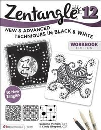 Produktbild: Zentangle 12, Workbook Edition: New and Advanced Techniques in Black and White