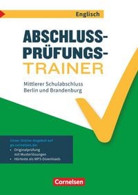 Produktbild: Abschlussprüfungstrainer Englisch 10. Schuljahr - Berlin und Brandenburg - Mittlerer Schulabschluss