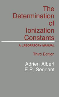 Produktbild: The Determination of Ionization Constants
