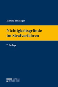 Produktbild: Nichtigkeitsgr&uuml;nde im Strafverfahren