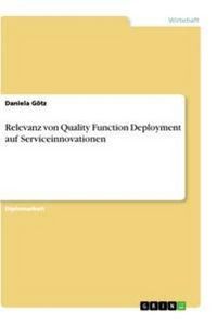 Produktbild: Relevanz von Quality Function Deployment auf Serviceinnovationen
