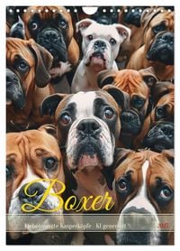 Produktbild: Boxer - Liebenswerte Kasperk&ouml;pfe (Wandkalender 2027 DIN A4 hoch), CALVENDO Monatskalender