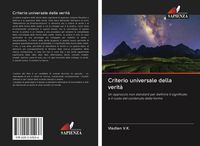 Produktbild: Criterio universale della verit&agrave;