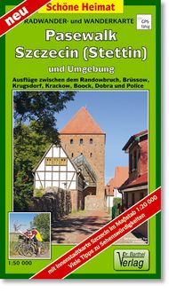 Produktbild: Radwander- und Wanderkarte Pasewalk, Szczecin (Stettin) und Umgebung