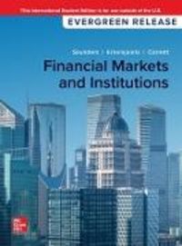 Produktbild: Saunders, A: Financial Markets and Institutions: 2024 Releas
