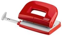 Produktbild: Locher E 210, bis 10 Blatt rot/grau, mit Anschlagschiene
