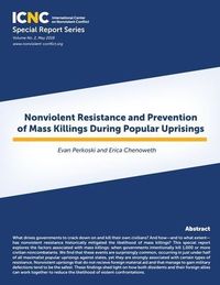 Produktbild: Nonviolent Resistance and Prevention of Mass Killings During Popular Uprisings