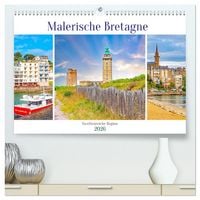 Produktbild: Malerische Bretagne - facettenreiche Region (hochwertiger Premium Wandkalender 2026 DIN A2 quer), Kunstdruck in Hochglanz