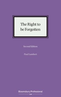 Produktbild: The Right to Be Forgotten