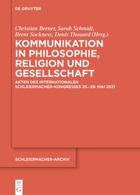 Produktbild: Kommunikation in Philosophie, Religion und Gesellschaft