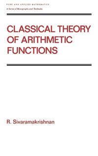 Produktbild: Classical Theory of Arithmetic Functions