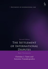 Produktbild: Settlement of International Disputes