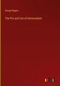 Produktbild: The Pro and Con of Universalism