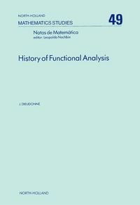 Produktbild: History of Functional Analysis
