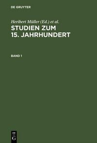 Produktbild: Studien zum 15. Jahrhundert